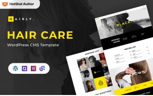 Hairly - Hair Care And Hair Salon Wordpress Elementor Theme