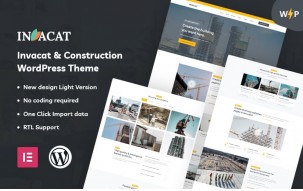 Invacat - Construction WordPress Theme
