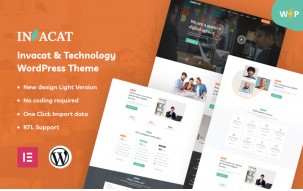 Invacat - Technology Elementor WordPress Theme