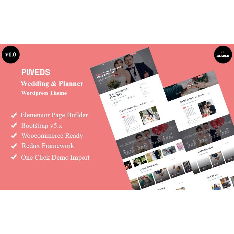 Pweds -Wedding & Planner Wordpress Theme