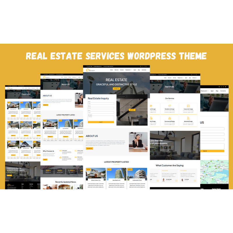 Real Estate Services & Agent WordPress Theme