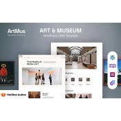 Artmus &ndash; Museum Gallery WordPress Elementor Theme