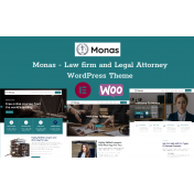 Monas - Law firm and Legal Attorney WordPress Theme