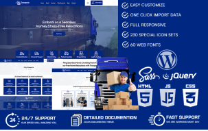 Transporta - Movers & Transportation WordPress Theme