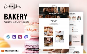 Cooki Drem - Bakery and Receipts WordPress Elementor Theme