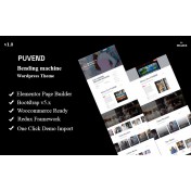 Puvend - Vending Machine Wordpress Theme