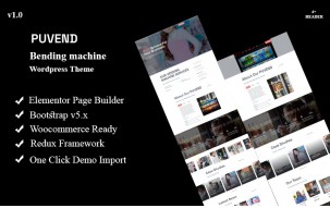Puvend - Vending Machine Wordpress Theme