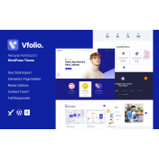 Vfolio Personal Portfolio/CV WordPress Theme