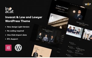Invacat - Law and Lawyer WordPress Theme