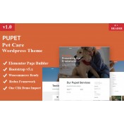 Pupet- Pet Care Wordpress Theme