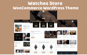 Watches Store WooCommerce Elementor WordPress Theme