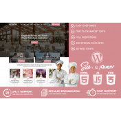 Eleganzia - Catering & Event Planning WordPress Theme