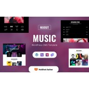Muout &ndash; Music Events WordPress Elementor Theme