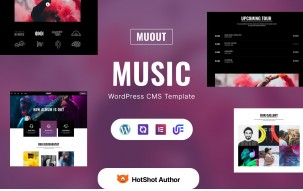 Muout &ndash; Music Events WordPress Elementor Theme