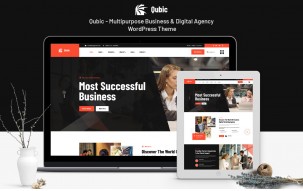 Qubic - Multipurpose Business & Digital Agency WordPress Theme