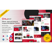 Redmet - Metal and Steelworks Company WordPress Theme