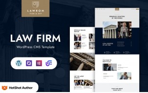 Lawrom - Law Firm WordPress Elementor Theme