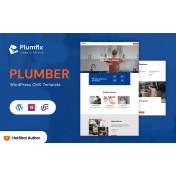 Plumfix- Plumbing Services WordPress Elementor Theme