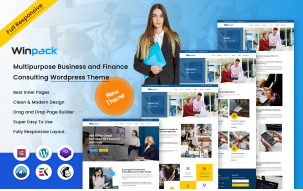 Winpack - Multipurpose Business and Finance Consulting WordPress Theme