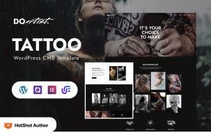 Doartist - Tattoo Artist WordPress Elementor Theme