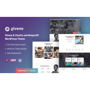 Givene - Charity and Nonprofit WordPress Theme