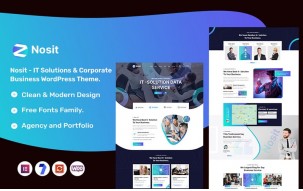 Nosit IT Solutions and Corporate Business WordPress Theme