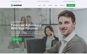 DreamHub &ndash; Financial and Digital Agency WordPress Theme