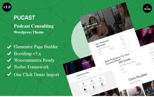 Pucast - Podcast Wordpress Theme
