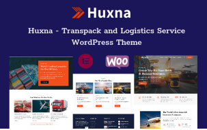 Huxna - Transpack and Logistics Service WordPress Theme