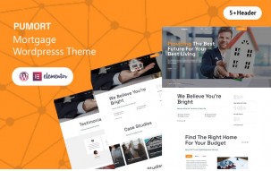 Pumort - Mortgage Wordpress Theme