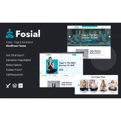 Fosial - Yoga & Meditation WordPress Theme