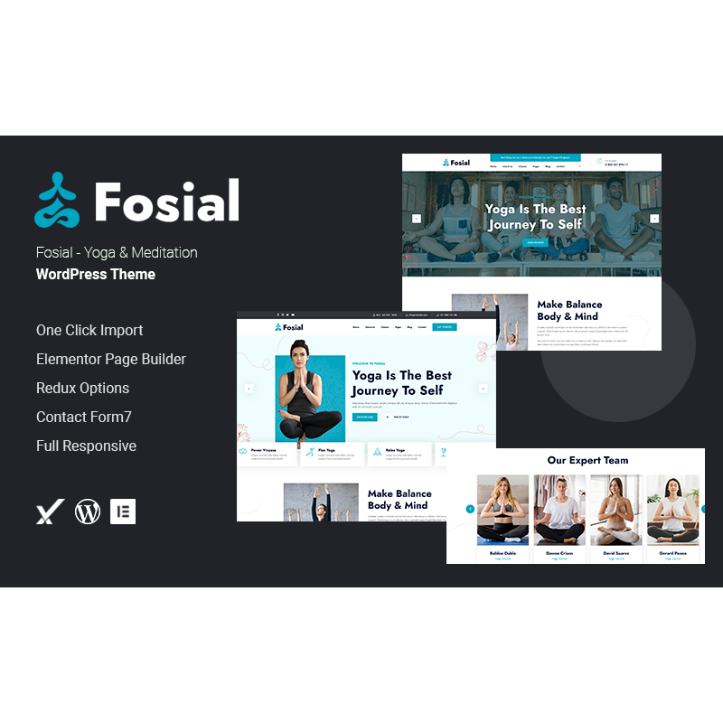 Fosial - Yoga & Meditation WordPress Theme