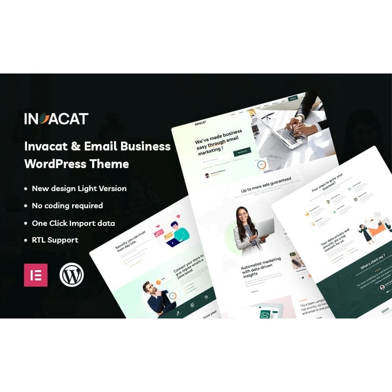 Invacat - Email Business WordPress Theme