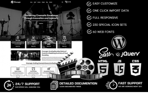 Cinemagic - Movie Studio WordPress Theme