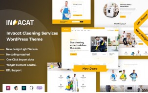 Invacat - Cleaning Services WordPress Theme