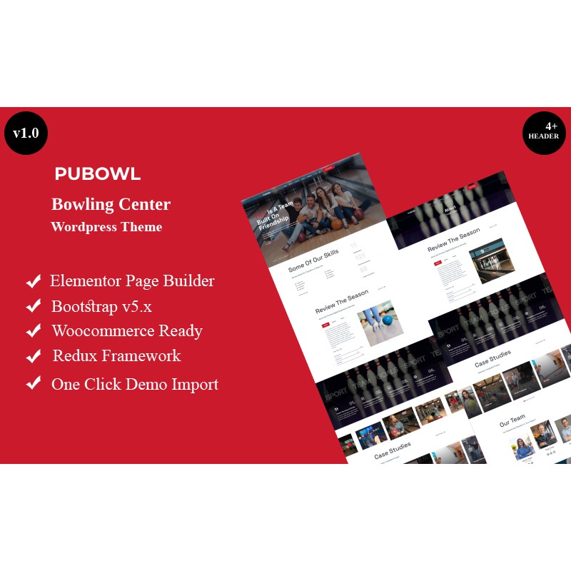 Pubowl - Bowling Center Wordpress Theme