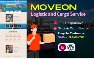 Moveon Logistic and Cargo Service Wordpress Theme
