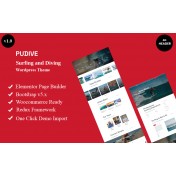 Pudive - Surfing & Diving Wordpress Theme