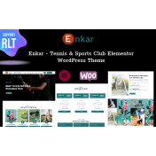Enkar - Tennis & Sports Club Elementor WordPress Theme