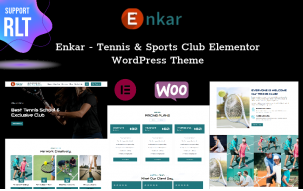 Enkar - Tennis & Sports Club Elementor WordPress Theme