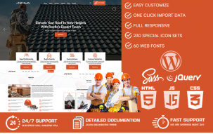 Roofic - Roofing Services WordPress Theme