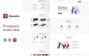 Proagency Creative Agency IT Elementor WordPress Theme