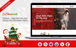 Chrimak - Jingle Bells New Year Holiday Party Wordpress Theme