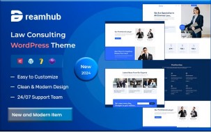 DreamHub &ndash; Law Consulting WordPress Theme