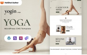 Yogin - Yoga And Exercise WordPress Elementor Theme