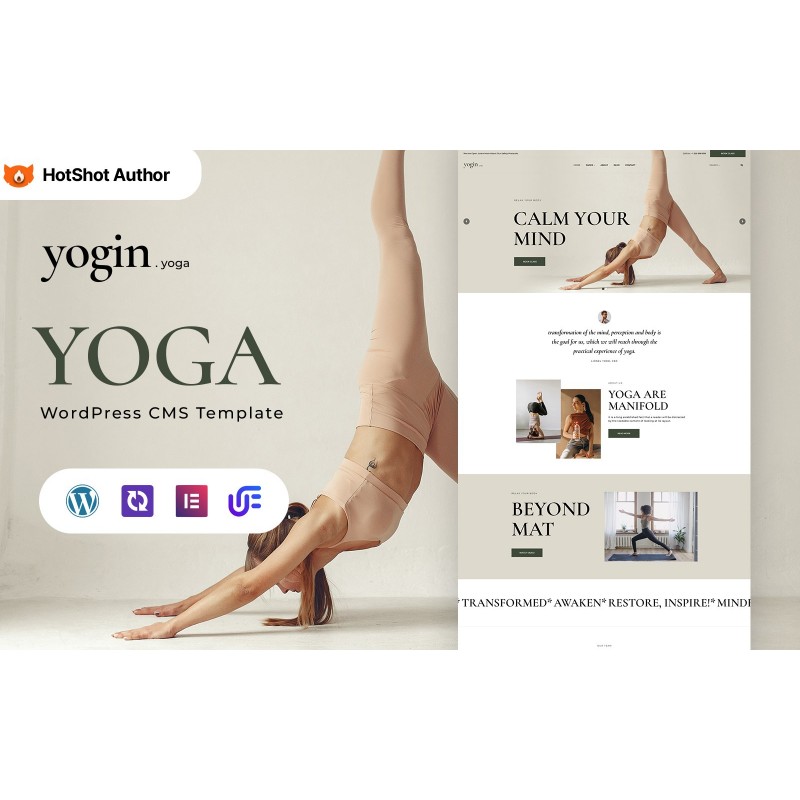 Yogin - Yoga And Exercise WordPress Elementor Theme