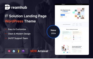 DreamHub - IT Solution and Landing Page WordPress Theme
