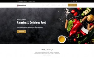 DreamHub &ndash; Restaurant WordPress Theme