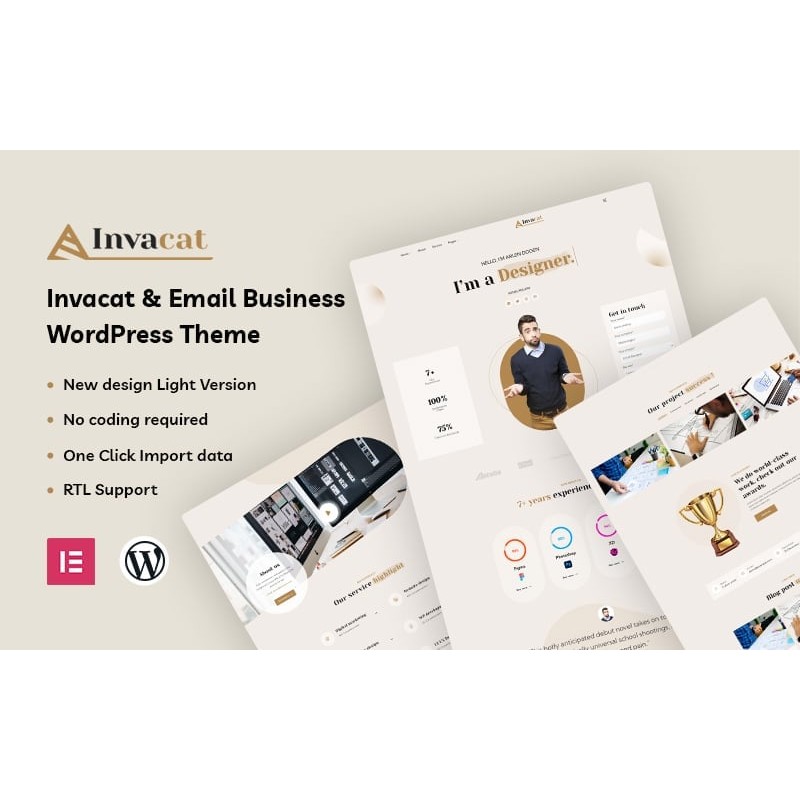 Invacat - Personal WordPress Theme