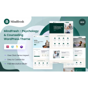 MindFresh &ndash; Psychology & Counseling WordPress Theme